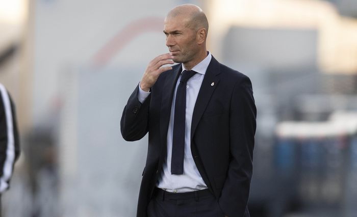 Pelatih Real Madrid, Zinedine Zidane.