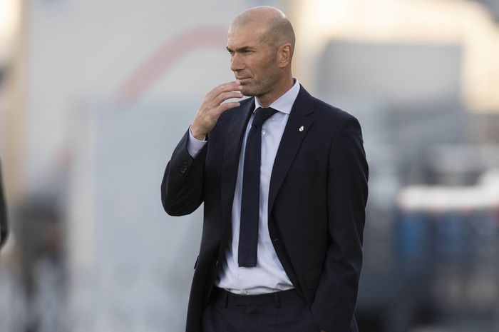 Pelatih Real Madrid, Zinedine Zidane.