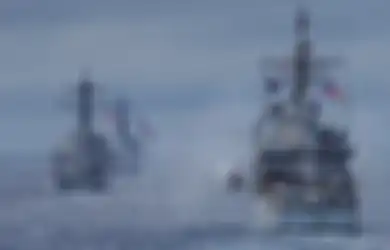 Kapal Perangnya Saling Todong dengan Armada Militer China, Tiba-tiba Jet Tempur Amerika Cegat 4 Bomber Rusia di Wilayah Ini, Pecah Perang Baru?