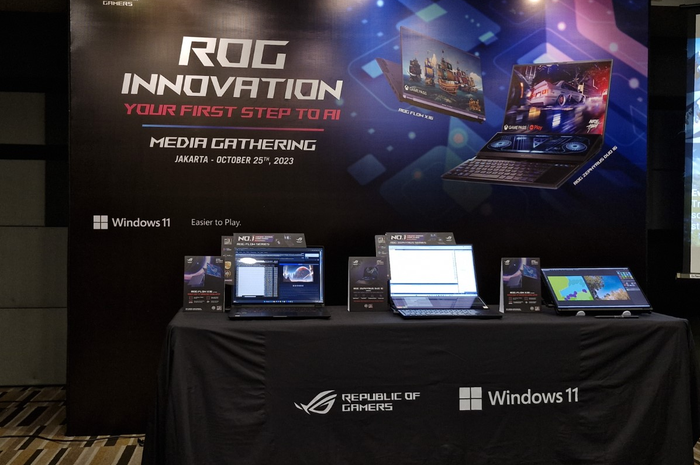 ASUS ROG pamerkan teknologi produknya yang bisa digunakan untuk menjalankan program AI dengan lebih proper