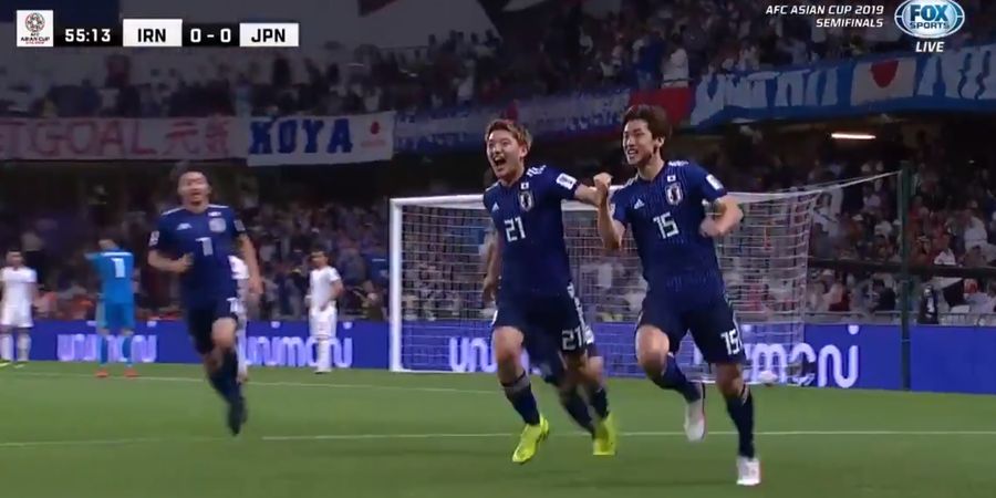 Hasil Piala Asia - Dibantu VAR, Jepang ke Final Usai Rusak Rekor Iran