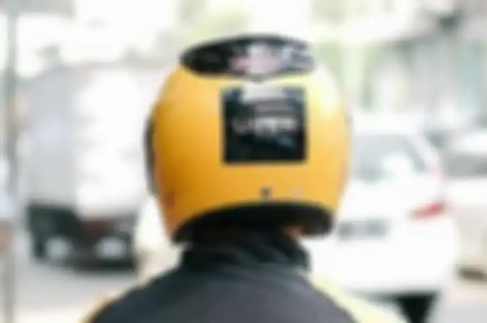 Ilustrasi Helm Ojol