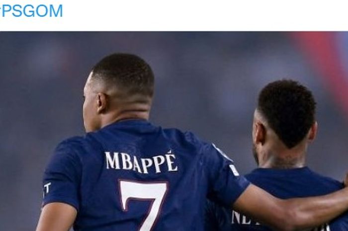 Striker Paris Saint-Germain, Kylian Mbappe, akhirnya beri assist untuk Neymar setelah absen 6 bulan.