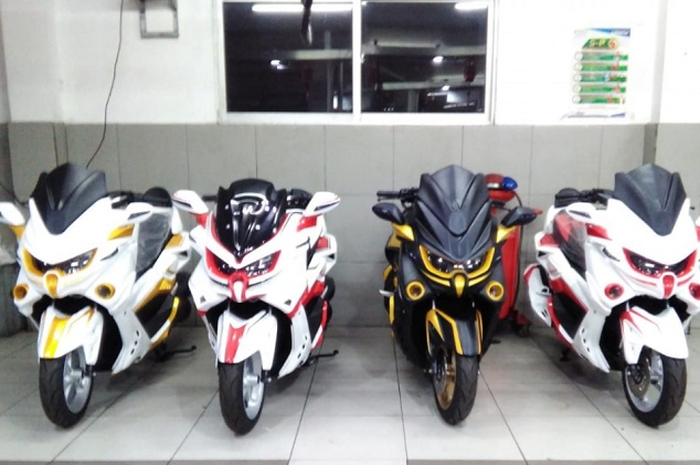 Yamaha NMAX Predator dan Transformer.