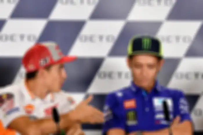 Valentino Rossi tolak ajakan untuk bersalaman dari Marc Marquez