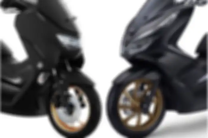 Ilustrasi motor berwarna doff