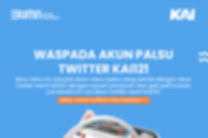 Unggahan PT KAI tentang modus penipuan lewat akun Twitter palsu KAI. 