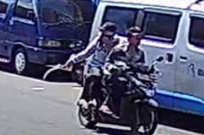 Pelaku pembacok siswa SMP di Jalan Proklamasi, Kelurahan Jaya Raksa, Kecamatan Baros Kota Sukabumi, Jumat (27/5/2022)