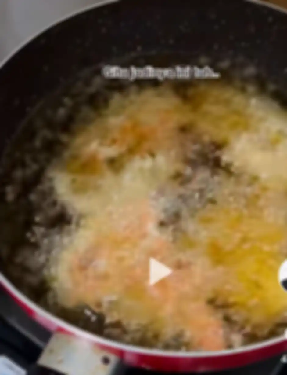 Goreng seblak yang sudah dingin