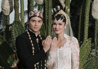 Bikin Haru saat Resepsi, Gaun Pernikahan Luna Maya Ternyata Bergambar Lukisan Terakhir sang Ayah