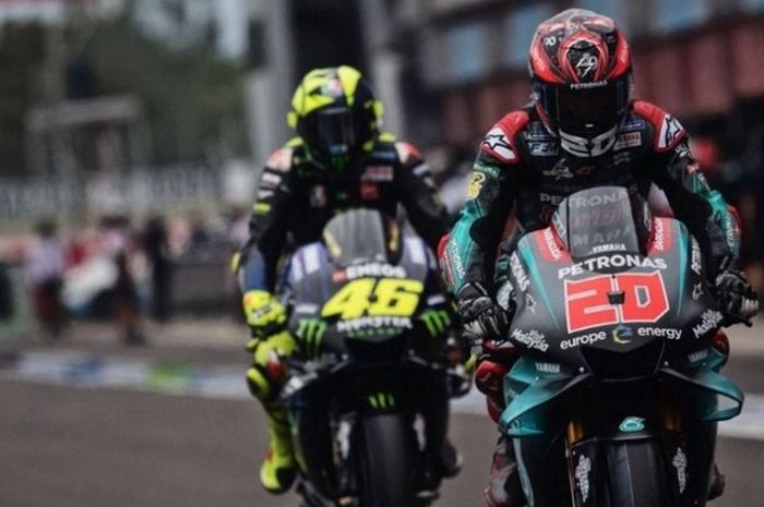 Saling jegal di sirkuit demi podium juara, jalan hidup Fabio Quartararo dan Valentino Rossi di balap ternyata sama.