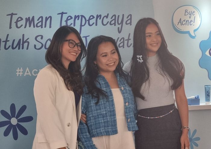 Campaign diskusi AcneactByMySide di Senopati, Jakarta, Kamis (13/7/2023)