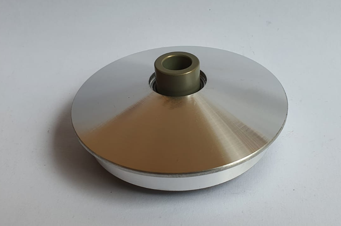 Ilustrasi bosh pulley Pitsbike saat dipasangkan ke pulley depan 