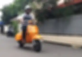 Geger Bikin Vespa Klasik Jadi Motor Listrik, Biayanya Rp 20 Juta,  Akselerasi Setara Motor Drag!