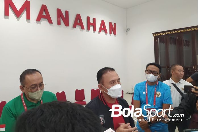 Ketum PSSI, Mochamad Iriawan yang hadir di Stadion Manahan, Solo untuk persiapan Piala Presiden 2022, Jumat (10/6/2022).