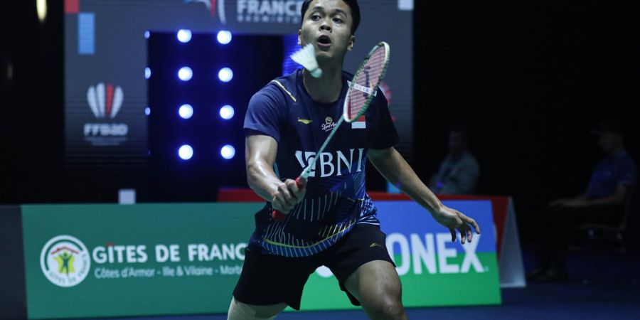 Hasil French Open 2023 - Kesabaran Berbuah Kemenangan Anthony Ginting di Duel Sengit 76 Menit, Juara Asian Games Menanti