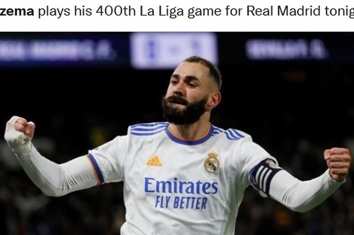 Striker Real Madrid, Karim Benzema, kini menyalip torehan gol Cristiano Ronaldo dalam daftar top scorer Liga Champions usai mencetak hat-trick ke gawang Paris Saint-Germain.