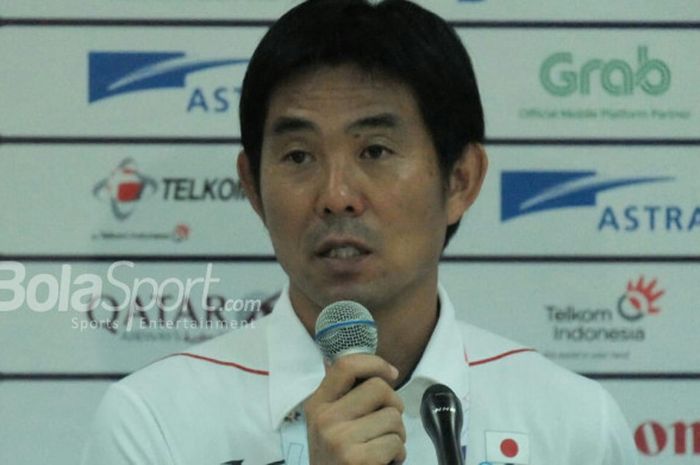 Pelatih Timnas Jepang, Hajime Moriyasu.