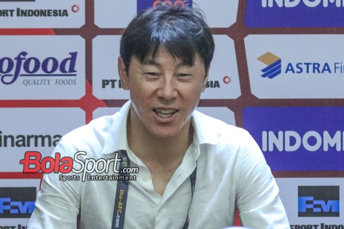 Pelatih timnas Indonesia, Shin Tae-yong.