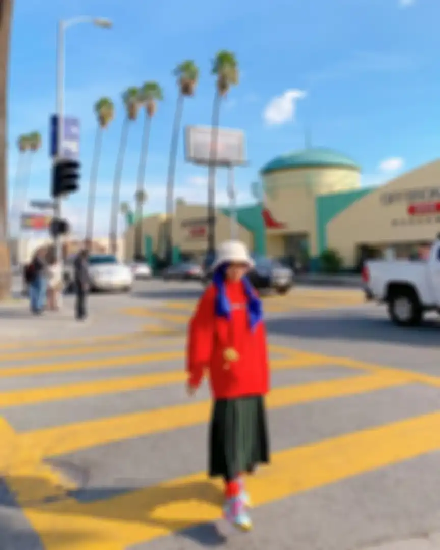Padu padan outfit merah ala adik Atta Halilintar, Abqariyyah Halilintar