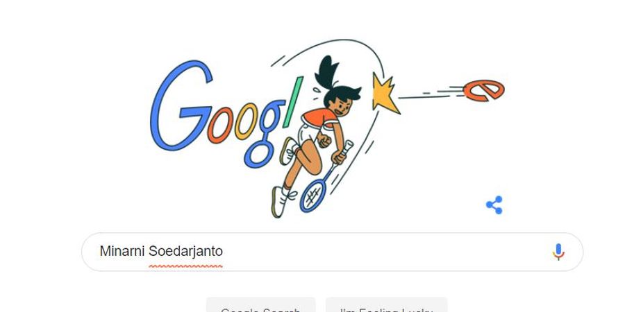 Hari Ini, Pebulu Tangkis Legendaris Indonesia Jadi Google Doodle