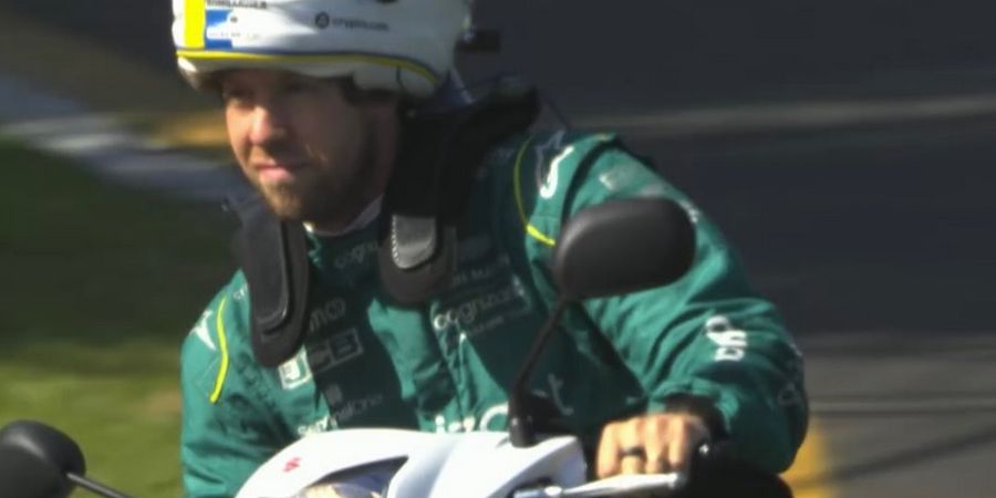 Aksi Sebastian Vettel, Kejar Pencuri Pakai Skuter Demi Tas yang Dibawa Lari