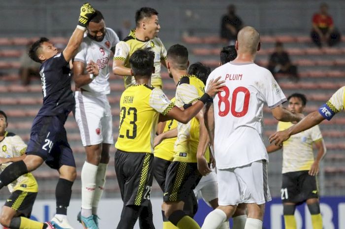 Suasana laga PSM Makassar melawan Tampines Rovers di KL City Stadium, Selasa (27/6/2022) pada lanjutan AFC Cup 2022