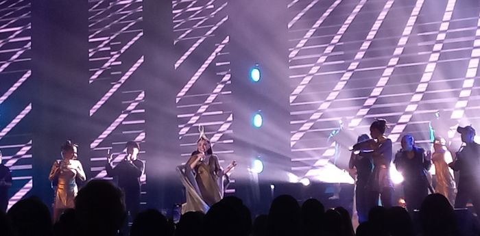 Konser Rossa di Istora Senayan, Jakarta Pusat, Jumat (27/5/2022).