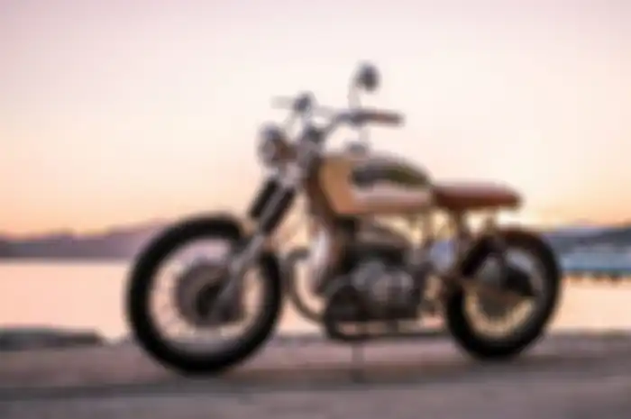 BMW R100 T custom scrambler dari National Custom Tech
