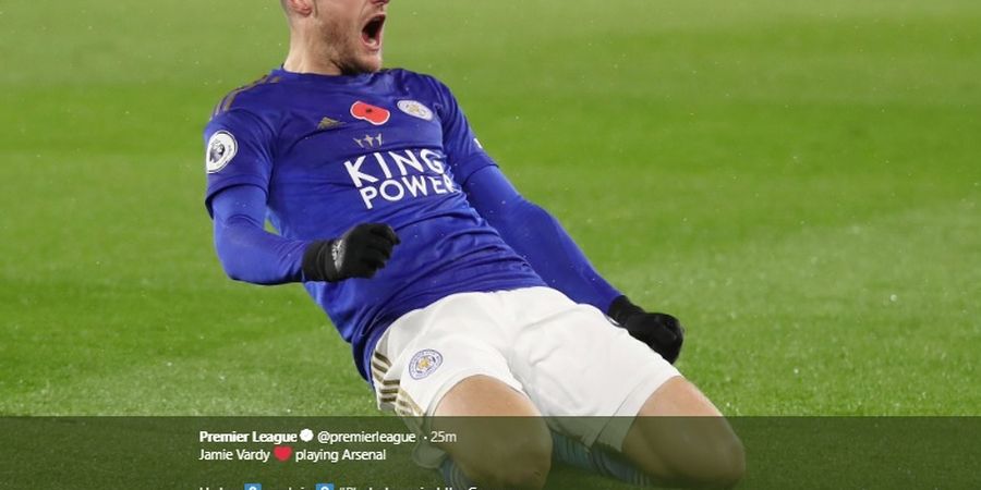 Hasil Liga Inggris - Cetak Dua Gol dalam 7 Menit, Leicester Hempaskan Arsenal