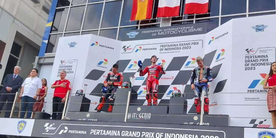 Klasemen MotoGP 2023 Usai GP Indonesia - Francesco Bagnaia ke Puncak Lagi Bukan Sekadar Dewi Fortuna