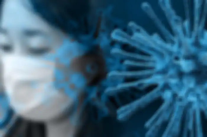 Wabah coronavirus (ilustrasi).