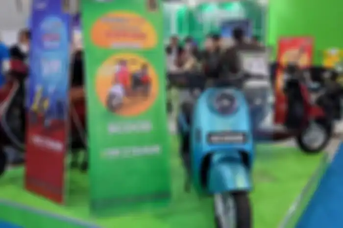 Motor murah tenaga listrik mirip Honda Scoopy, Greentech Scood