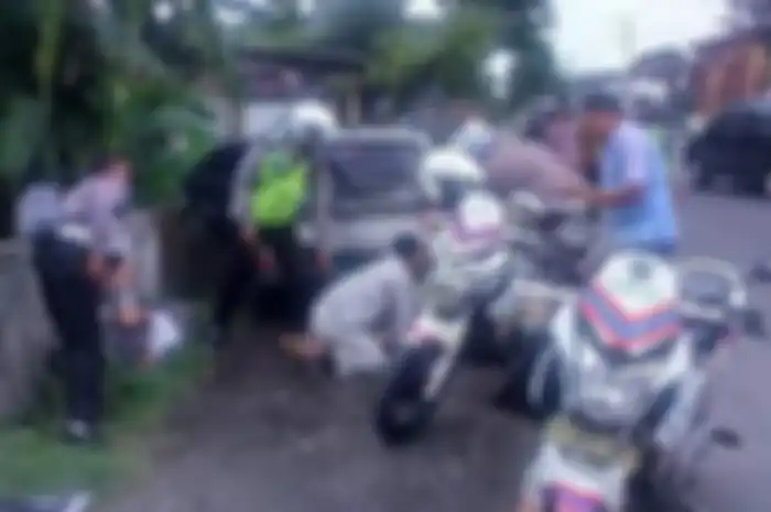 Polantas Tulungagung ramai-ramai tangkap spesialis penggembos ban