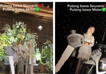 Bak Ketiban Durian Runtuh, Wanita Ini Dapat Hadiah Doorprize yang Bikin Tecengang Saat Kondangan: Pulang Bawa Motor!