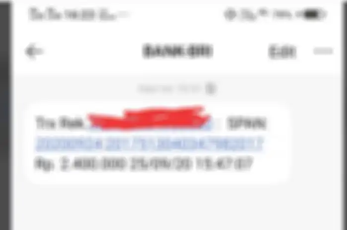 Ilustrasi SMS dapat bantuan Rp 2,4 juta. Cuma Pakai KTP, Brother Bisa Tahu Dapat Bantuan BLT UMKM Rp 2,4 Juta Atau Tidak, Begini Caranya