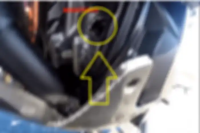 Blok mesin Kawasaki Ninja H2 bolong