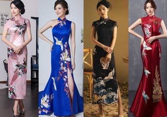 12 Rekomendasi Warna Baju Cheongsam Sesuai Shio&nbsp;Agar Hoki di Tahun Ular Kayu Imlek 2025, Gak Harus Merah!