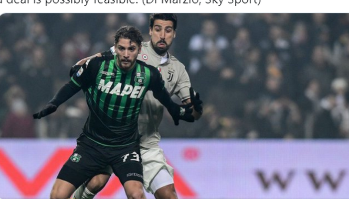 Gelandang Sassuolo, Manuel Locatelli.