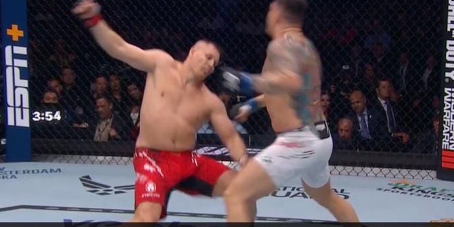 Hasil UFC 295 - Kegilaan Monster Rusia di Ronde Satu Hancur, Sergei Pavlovich Dipukul KO Tom Aspinall