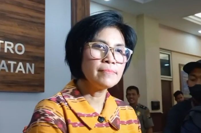 Kasi Humas Polres Metro Jakarta Selatan, AKP Nurma Dewi saat ditemui Grid.ID, Jumat (20/1/2023).