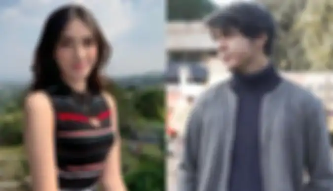 Kolase foto Syahra Larez dan Arbani Yasiz