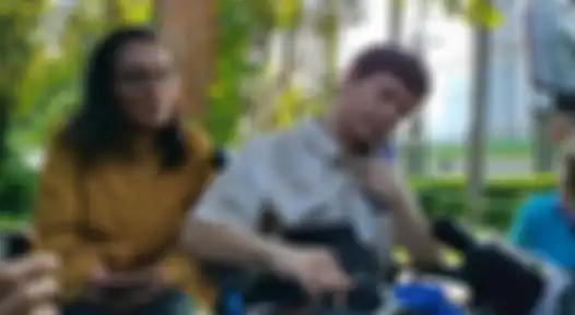 Agustina atau Mama Au, pengasuh El Ibnu di panti, saat ditemui Grid.ID di kawasan Tendean, Jakarta Selatan, Rabu (22/7/2020).