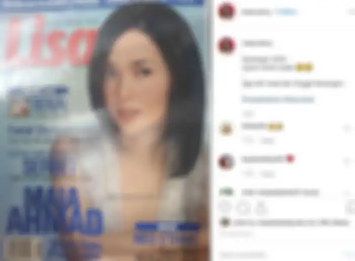 Maia jadi model sampul majalah 