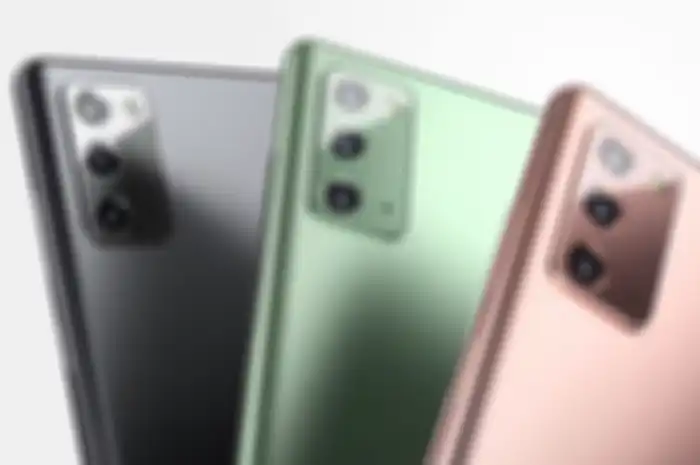 Tiga varian warna Samsung Galaxy Note20 Series. 