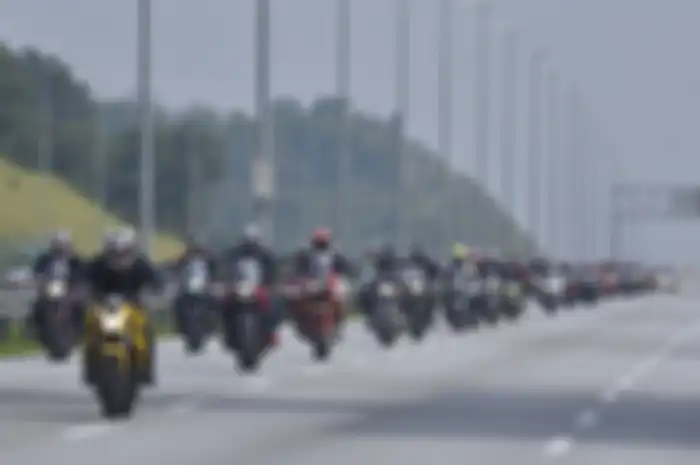 Ilustrasi motor masuk jalan tol, komunitas motor menanggapi wacana motor lewat jalan tol
