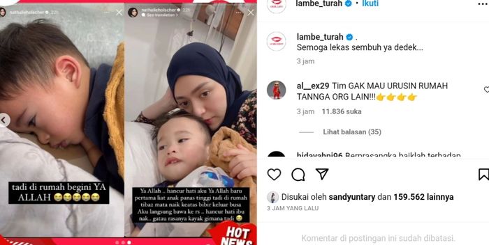 Anak Nathalie Holscher masuk IGD sampai mulut keluar busa