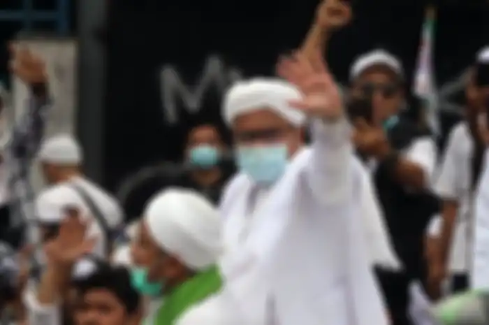 Pemimpin Front Pembela Islam (FPI) Habib Rizieq Syihab.
