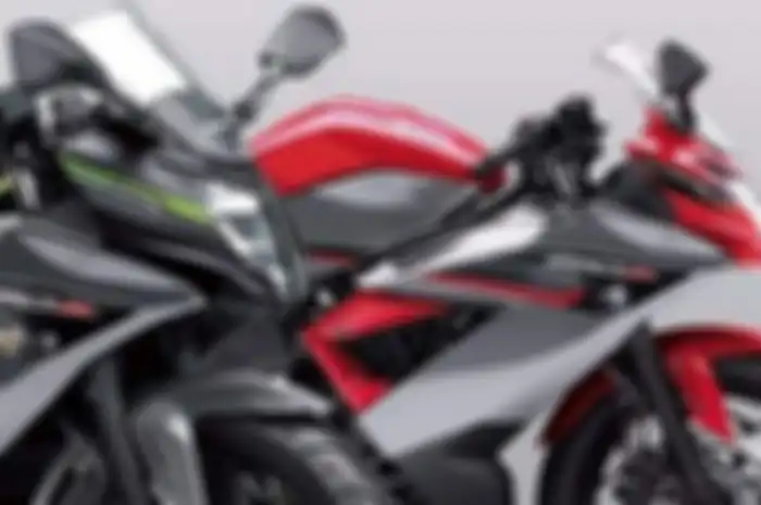 Desain grafis  Kawasaki Ninja 250SL kelir hitam, seperti KAwasaki H2