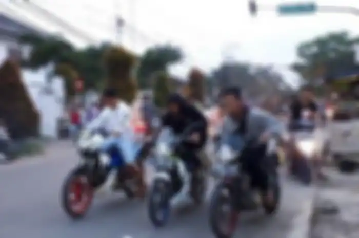 Aksi balap liar di bulan Ramadan semakin menjadi